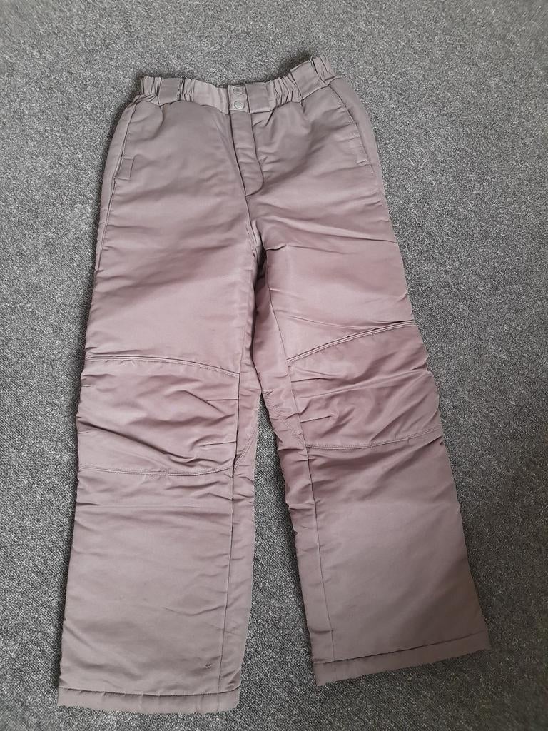 Bruine skibroek maat 146/152, Ophalen of Verzenden