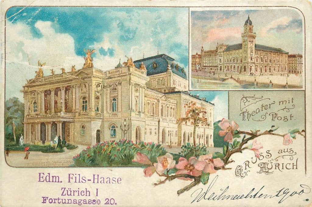 701-281-031 Zurich, Verzamelen, Ansichtkaarten | Buitenland, Verzenden, Voor 1920, Overig Europa