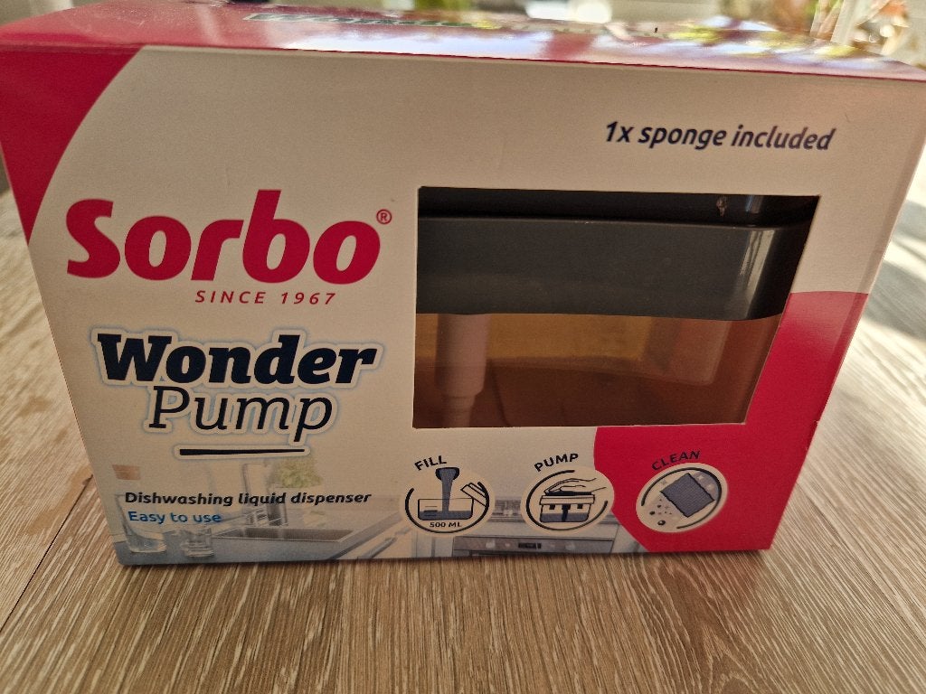 Sorbo Wonder Pump afwasmiddeldispenser, Ophalen of Verzenden