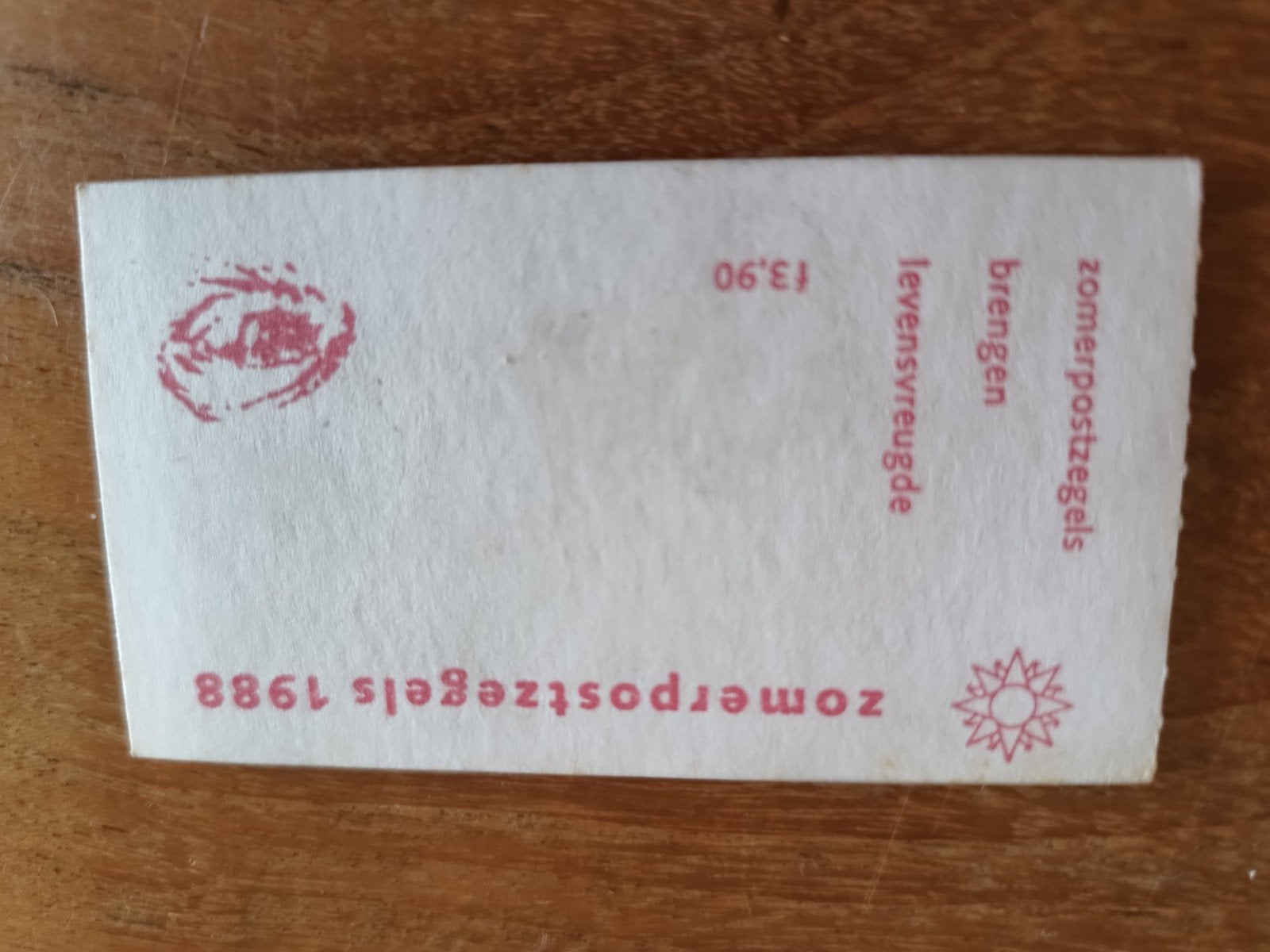 Zomerpostzegels 1988 - Mens en Dierentuin, Ophalen of Verzenden, Na 1940, Postfris