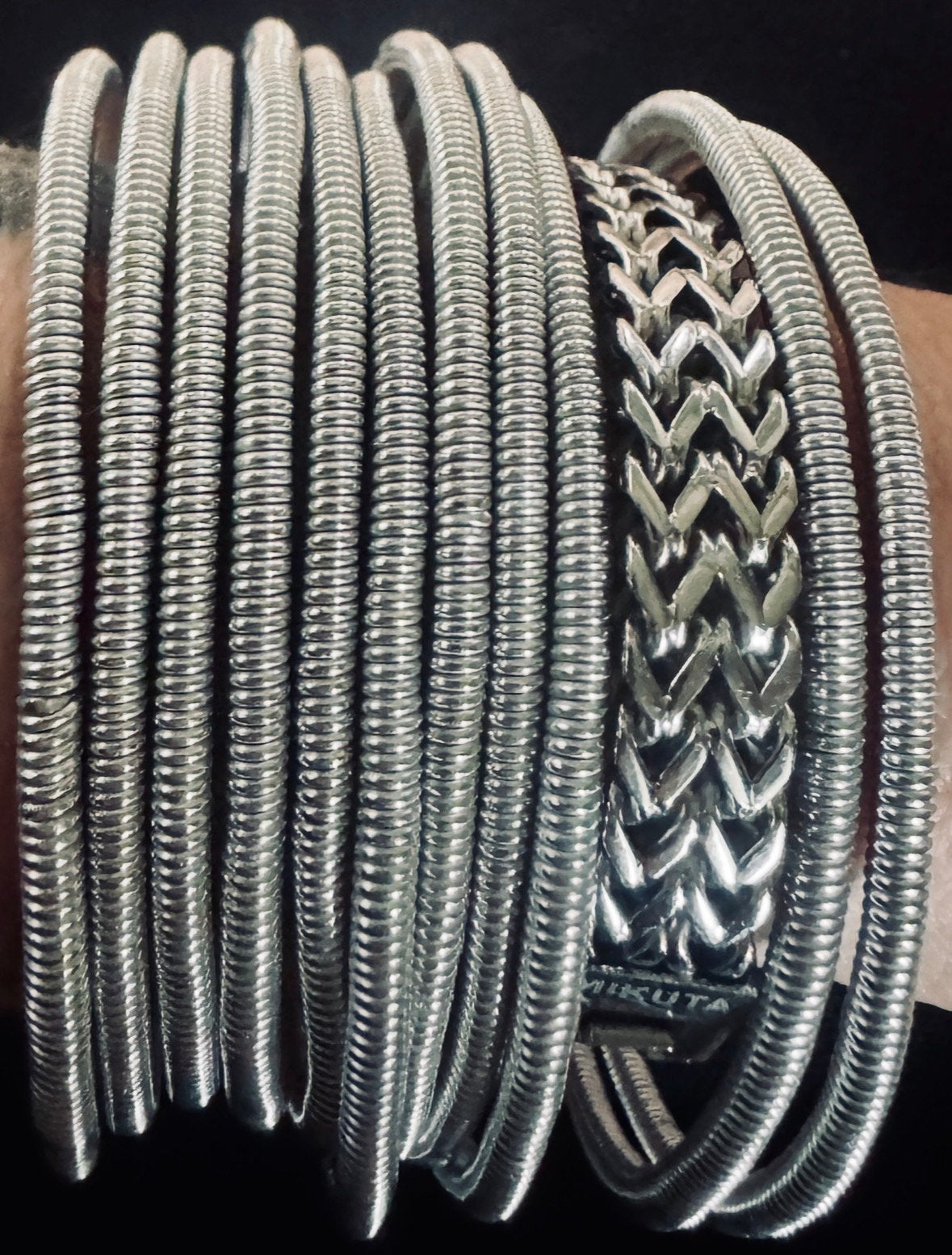 the Bangles Mikuta mt M/L ( set v 10 ) Vaste prijs, Ophalen of Verzenden, Nieuw, Zilver