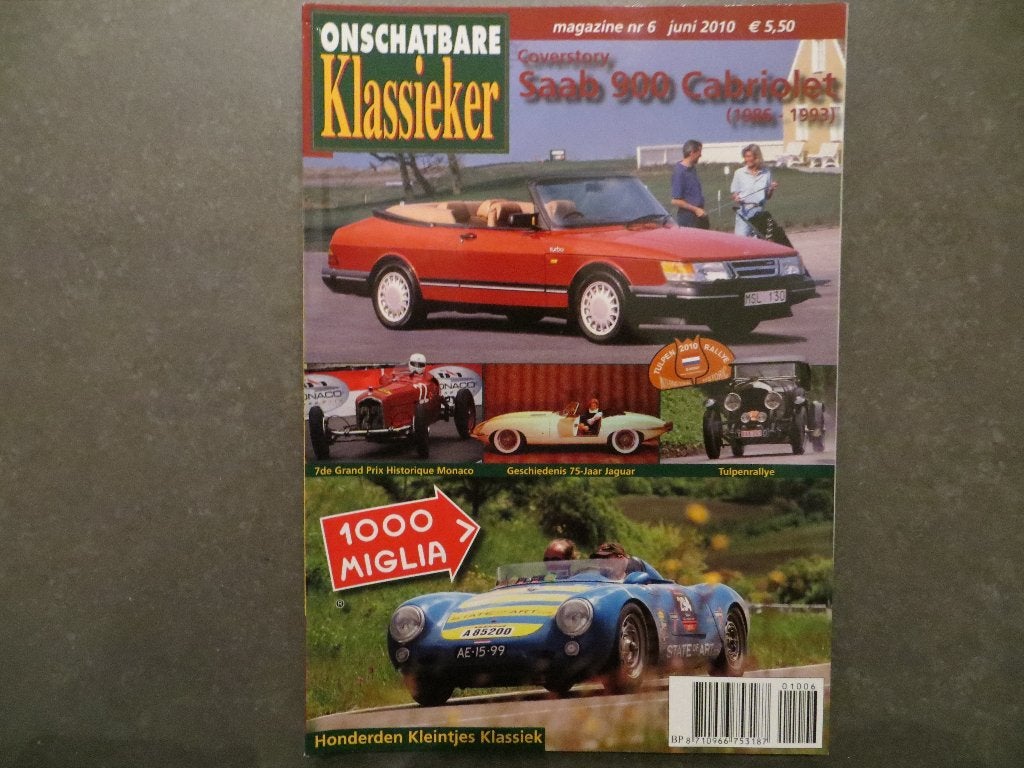 Onschatbare klassieker 6 2010 Saab 900 Cabriolet (1986-’93), Ophalen of Verzenden, Nieuw, Overige merken