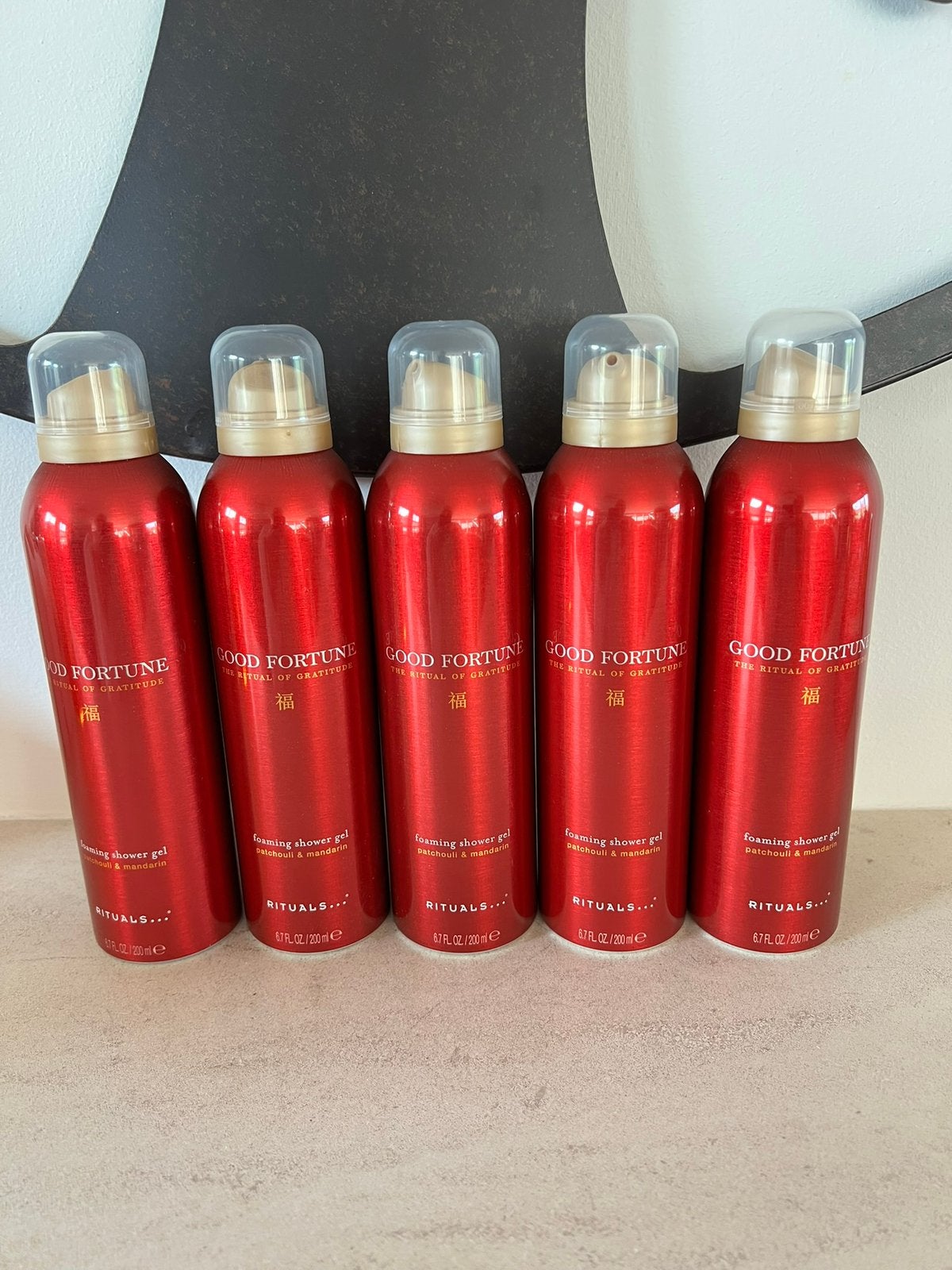 Rituals Good Fortune foam ❤️ 200 ml 5x Nieuw!, Ophalen of Verzenden, Nieuw, Bad & Douche