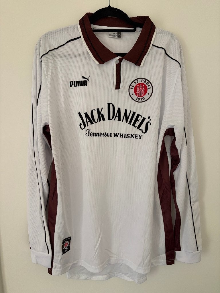FC St. Pauli Puma Jack Daniels Longsleeve XXL Voetbal Shirt, Ophalen of Verzenden, Zo goed als nieuw, Buitenlandse clubs, Shirt