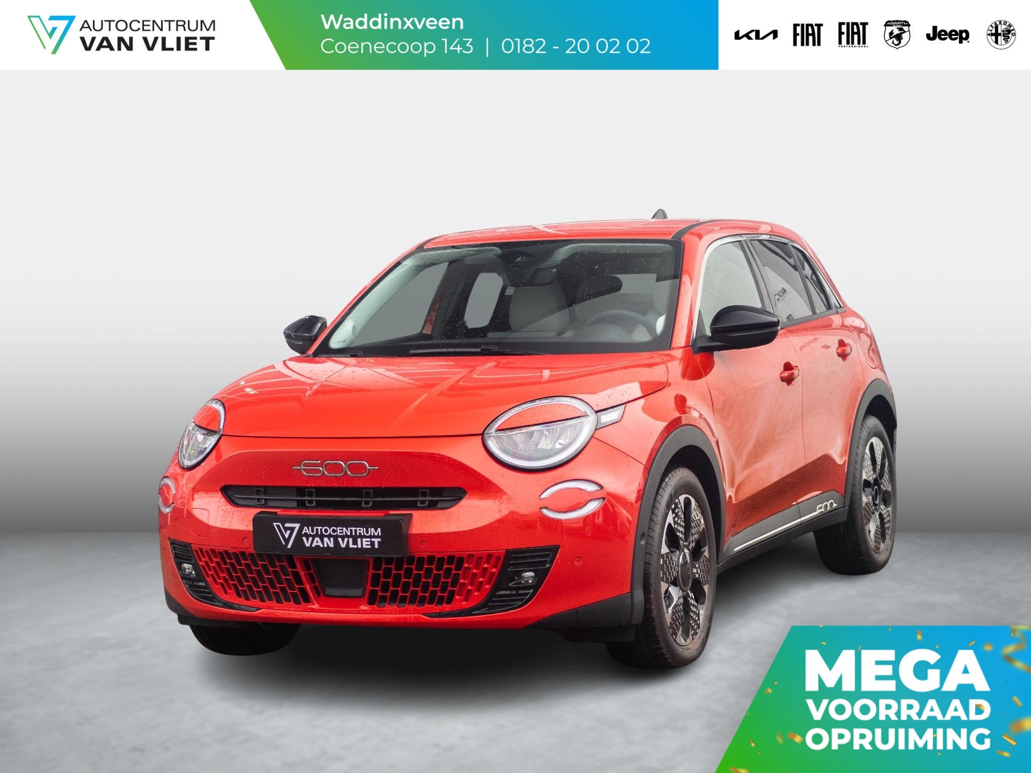 Fiat 600e La Prima 54 kWh | 17% Bijtelling | Carplay | Elek., Auto's, Gebruikt, Huisgarantie, Met garantie (alle), Origineel Nederlands