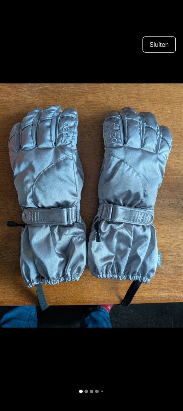 Barts kinder ski handschoenen met lange cuffs 10-12 jaar maa, Kinderen en Baby's, Meisje, Barts, Ophalen of Verzenden, Zo goed als nieuw