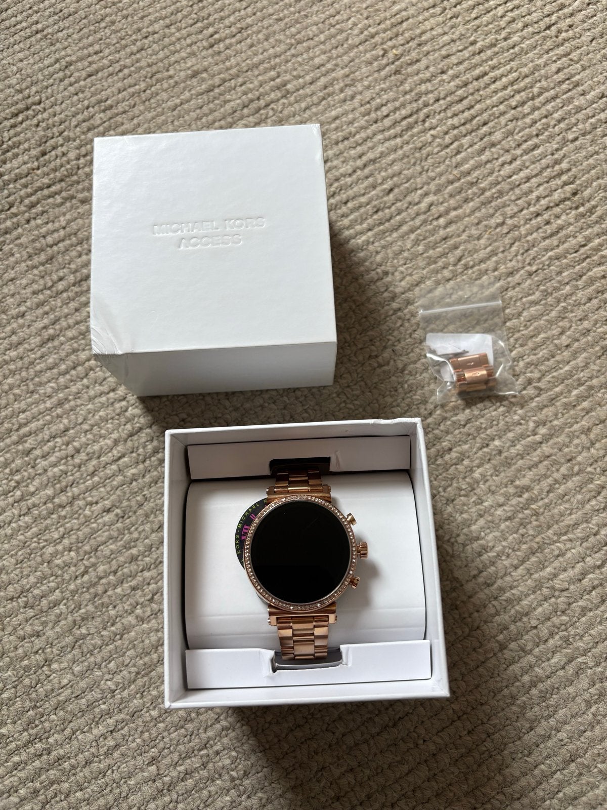 Michael Kors Access Sofie Gen 4 Smartwatch - Defect, Sieraden, Tassen en Uiterlijk, Smartwatches, Gebruikt, Hartslag, Ophalen of Verzenden