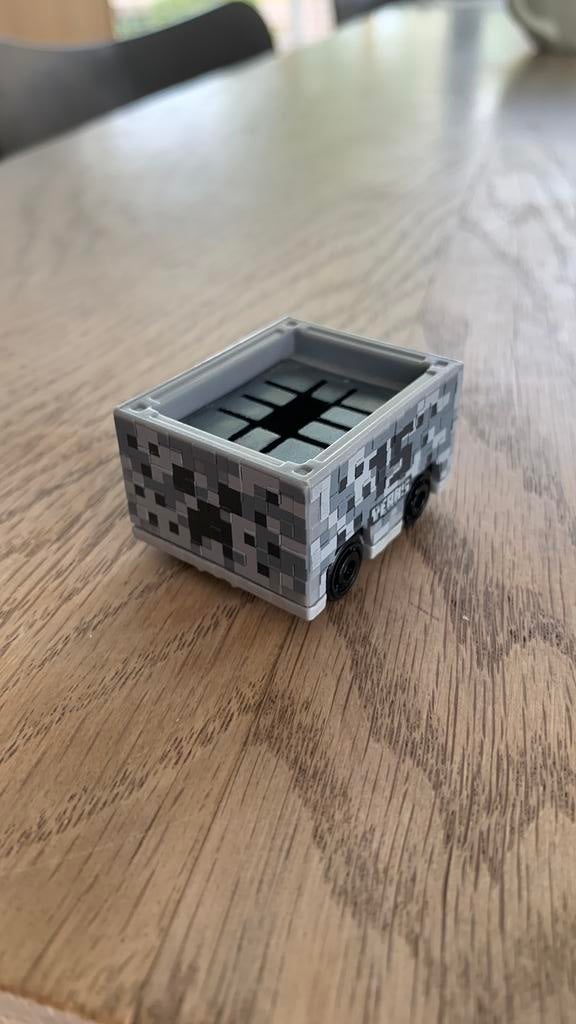Minecraft Hot Weels Minecart (Mojang, Hot Weels, Mattel), Ophalen of Verzenden, Gebruikt