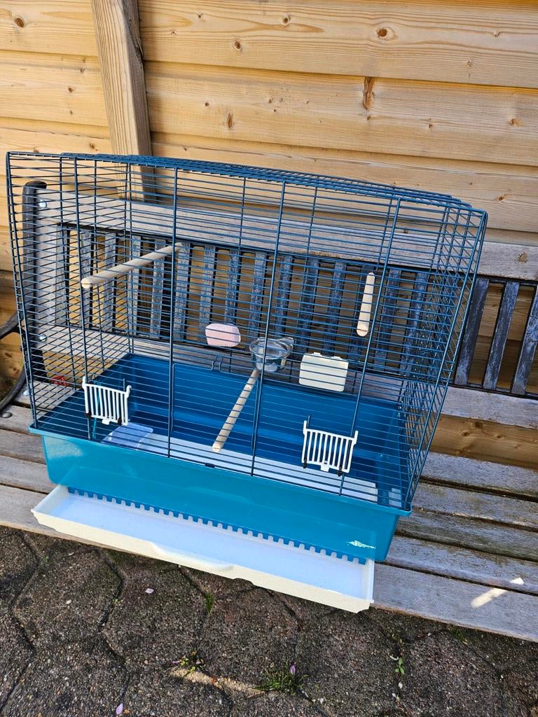 Vogel kooi ferplast, Dieren en Toebehoren, Ophalen, Gebruikt, Metaal, Vogelkooi