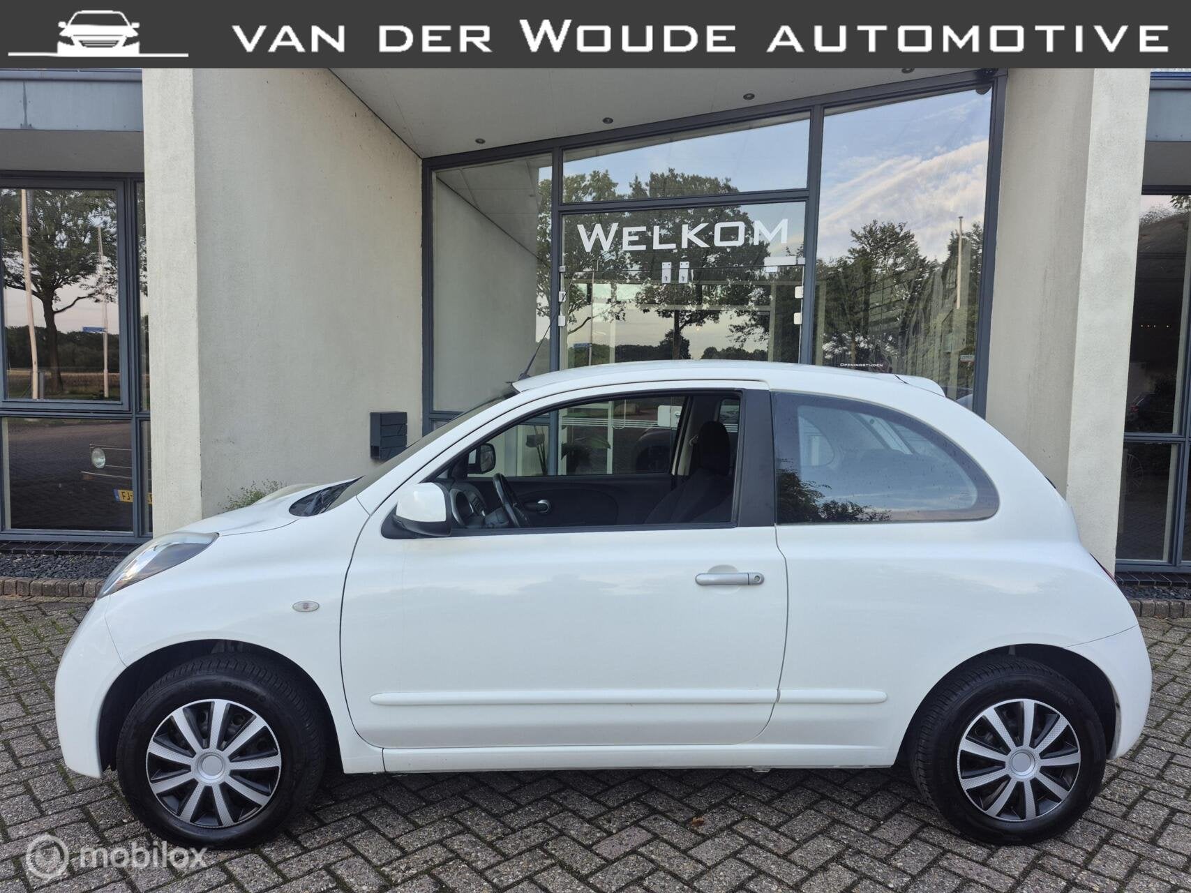 Nissan Micra 1.2 Mix 3DRS, 2010|Airco|Elekt,pakket|NWE APK!, Auto's, Stof, 31 €/maand, 4 cilinders, Wit