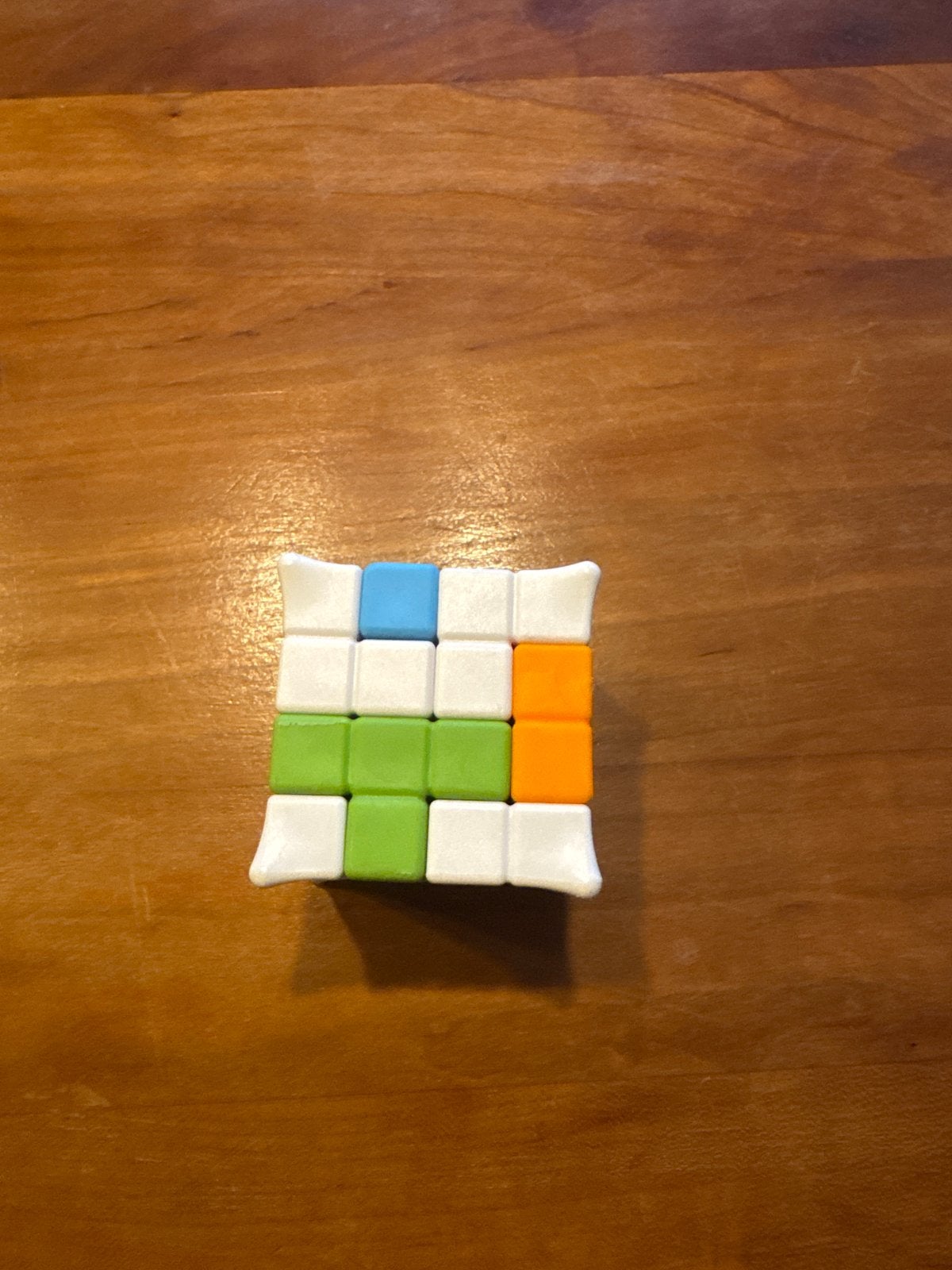 Rubik's kubus 3D puzzel, Ophalen of Verzenden, Minder dan 10 stukjes, Gebruikt, 6 jaar of ouder