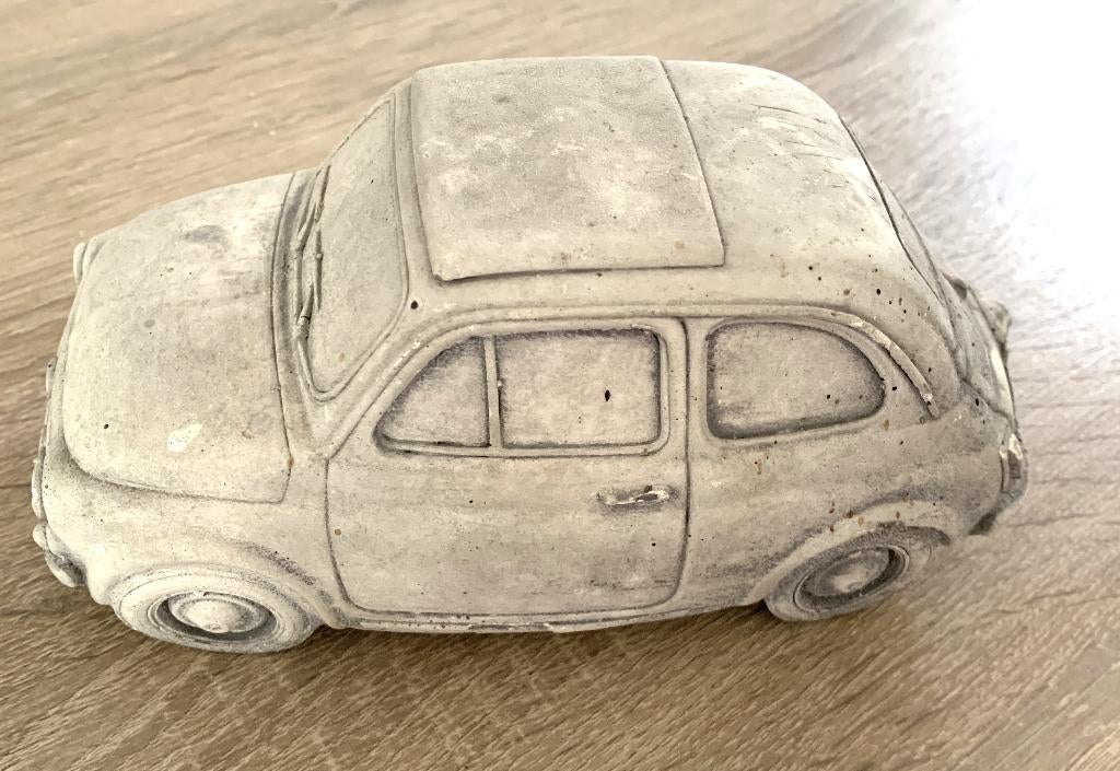 Betonnen auto fiat 500., Ophalen, Zo goed als nieuw, Beton
