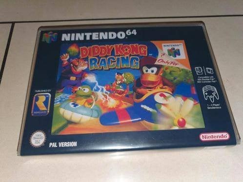 Diddy Kong Racing N64 Game Case, Spelcomputers en Games, Verzenden, 1 speler, Racen en Vliegen, Zo goed als nieuw