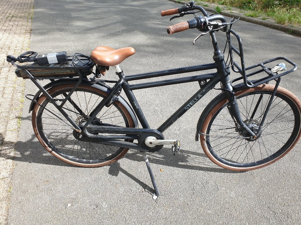 Stella forte elektrische Herenfiets, Gebruikt, 50 km per accu of meer, 55 tot 59 cm, Ophalen