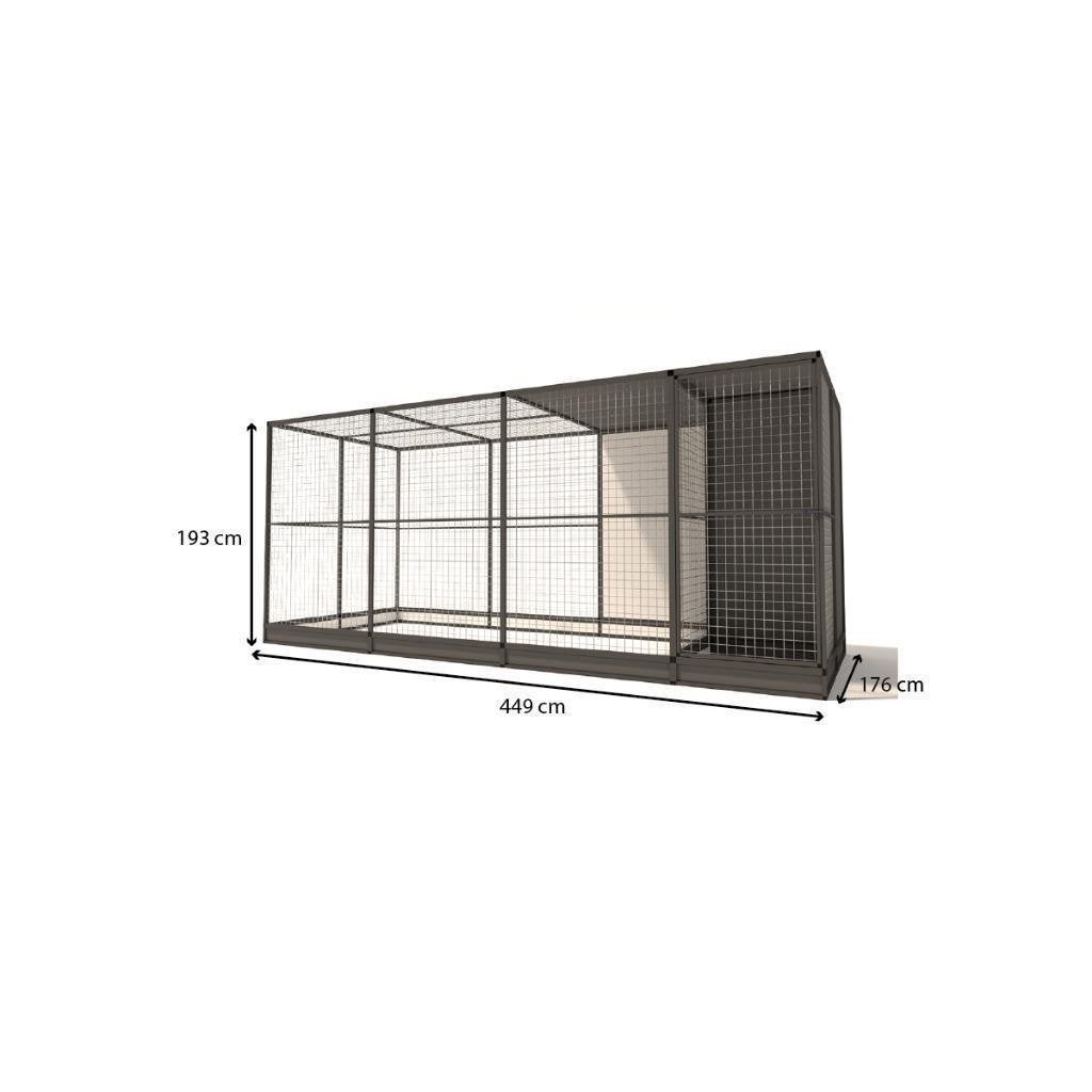 Kattenren Evi met sluis, nachthok en morsrand model 2, Ophalen of Verzenden, Nieuw