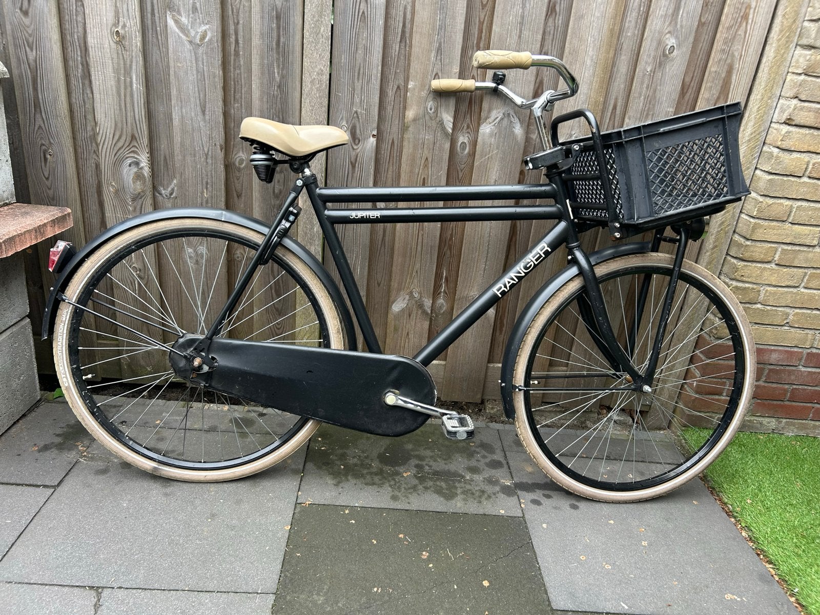 Ranger Jupiter fiets met krat - Gebruikerssporen, Fietsen en Brommers, Ophalen, Gebruikt, Overige merken