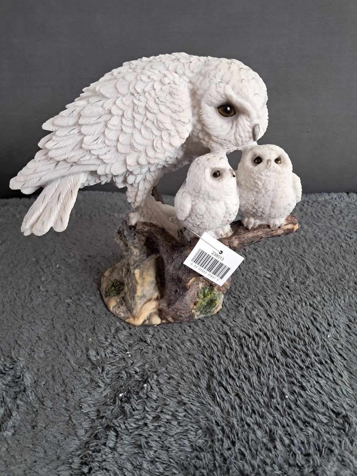 Mooi beeld van een uil met 2 jongen te koop, Verzamelen, Ophalen of Verzenden, Nieuw, Dier