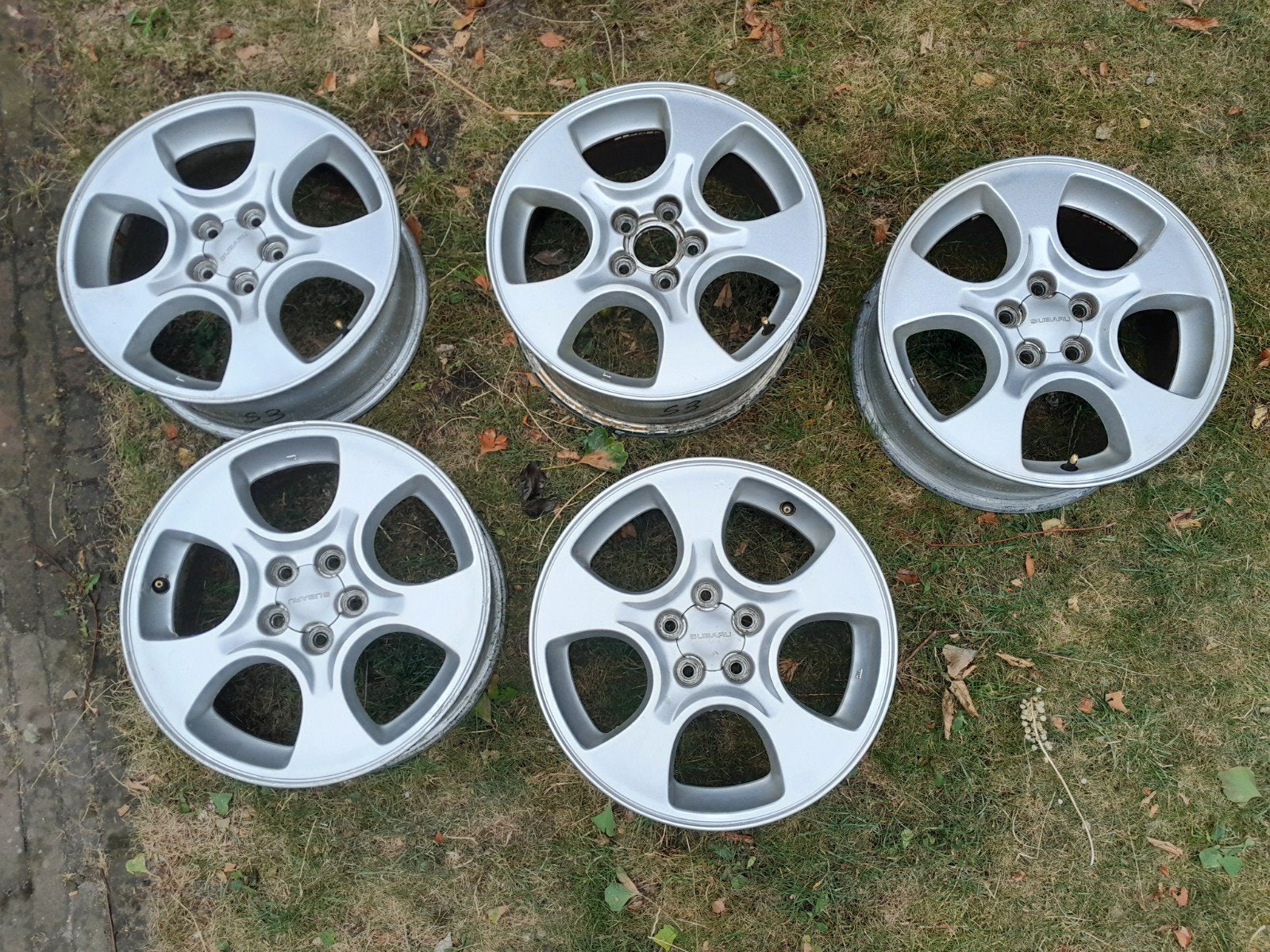 5 lichtmetalen velgen Subaru (Forester) 16 inch, Ophalen, Velg(en), 16 inch, Terreinwagen