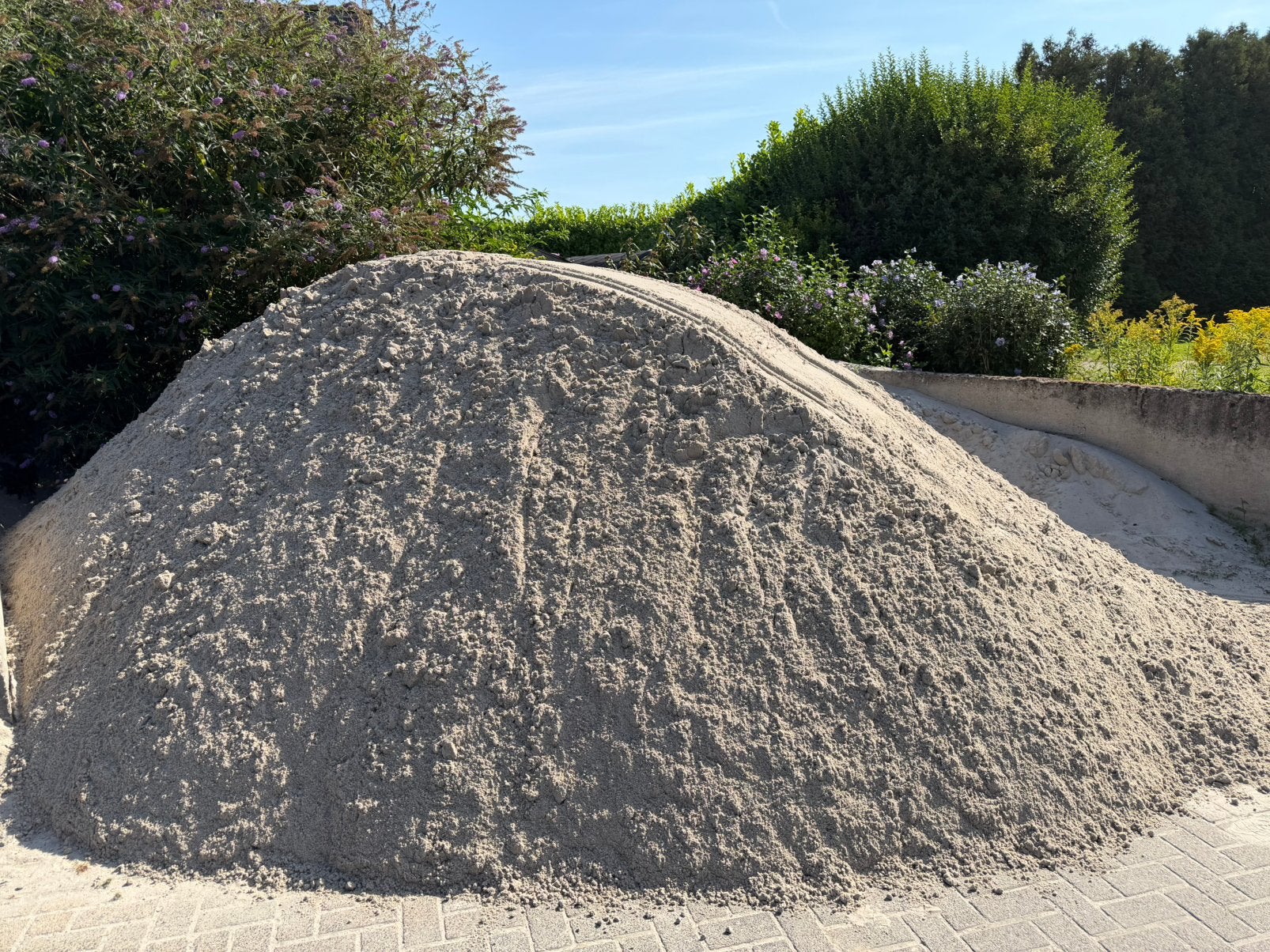 Zand te koop Straatwerk, Ophalen