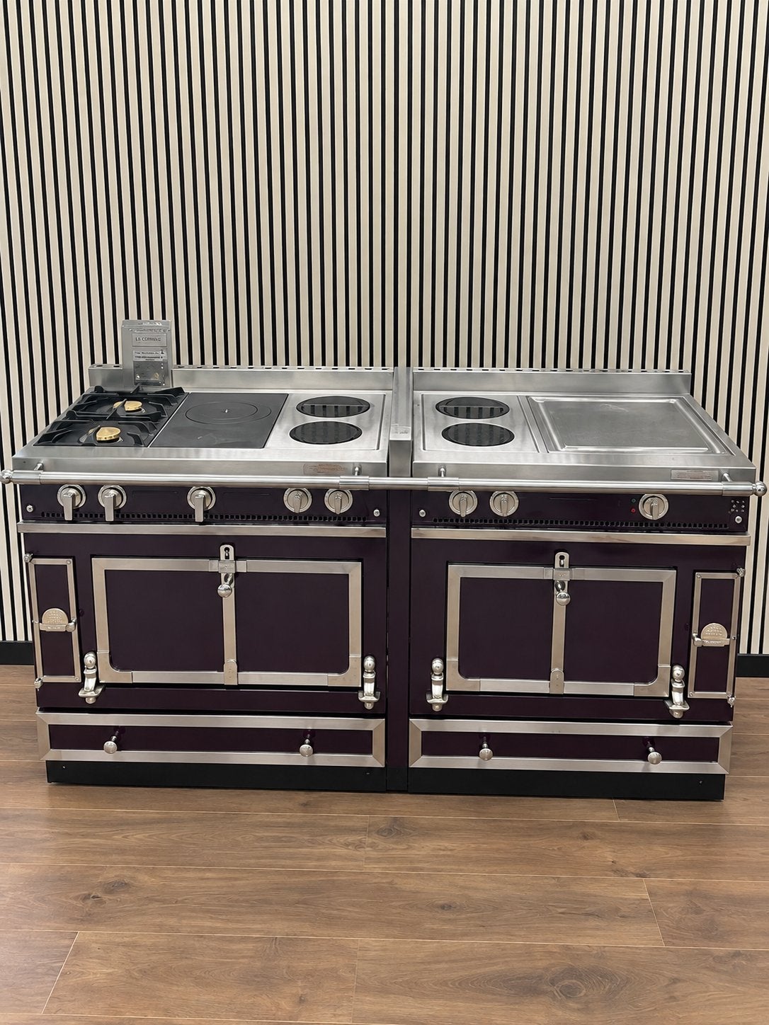 Prachtige Luxe La Cornue 3 pits + coupe de feu 4 zones 180cm, Witgoed en Apparatuur, Fornello Esperta, Ophalen of Verzenden, Energieklasse A of zuiniger