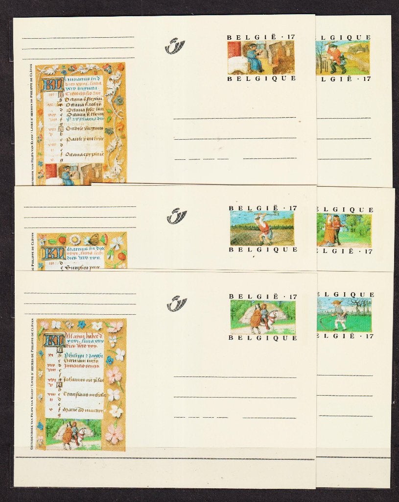 België 1997 Geïllustreerde briefkaarten BK54-BK65 **, Postzegels en Munten, Ophalen, Postfris, Postfris
