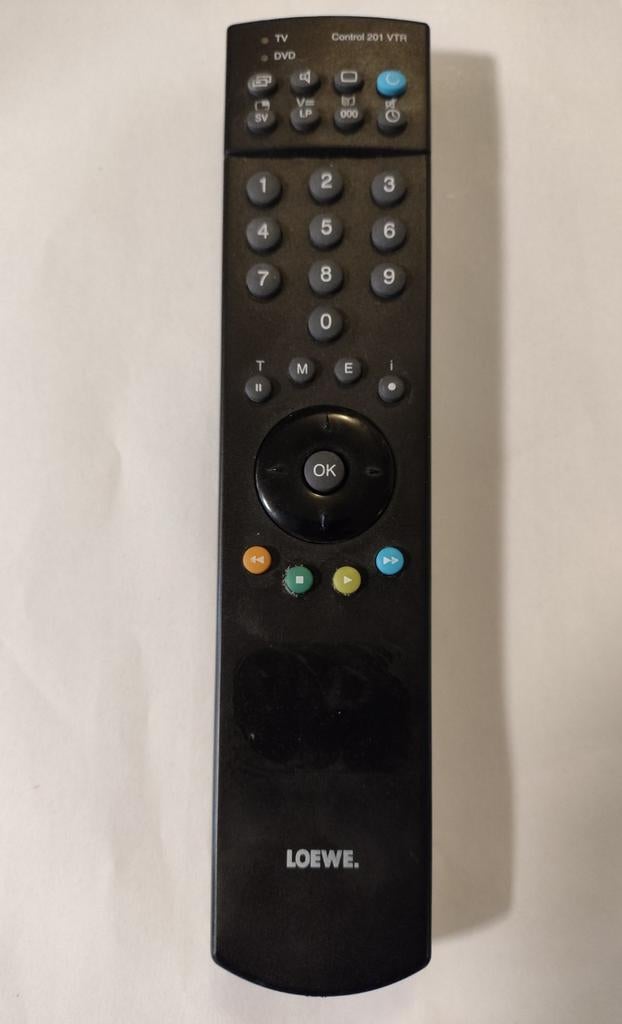 Loewe afstandsbediening Control 201 VTR, Ophalen, Tv