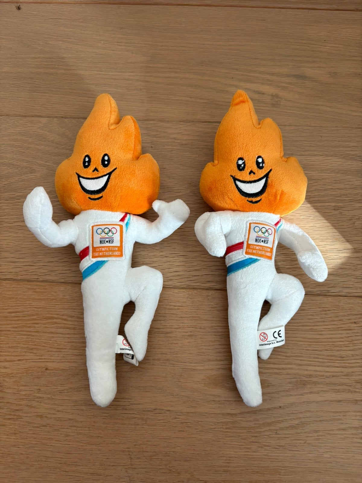 Olympic Team knuffels - 2 stuks, Ophalen, Oranje, Overige typen, Nieuw