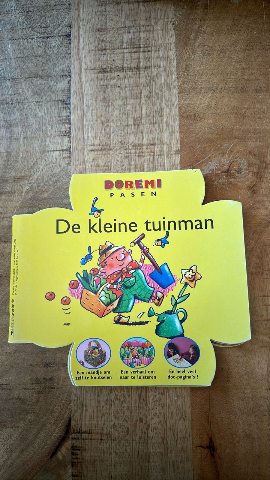 Doremi Pasen: De kleine tuinman - Knutsel- en voorleesboek, Boeken, Ophalen of Verzenden, Gelezen, Uitklap-, Voel- of Ontdekboek