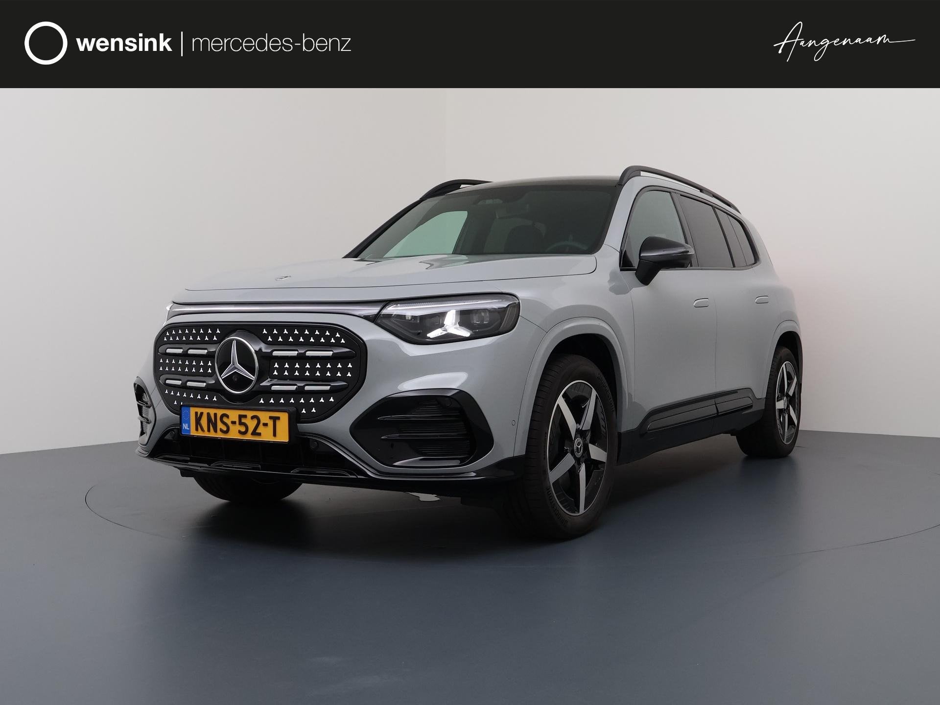 Mercedes-Benz GLB 250+ Business Solution AMG 85.5 kWh | Pano, Auto's, Automatische klimaatregeling, Achterwielaandrijving, Zwart
