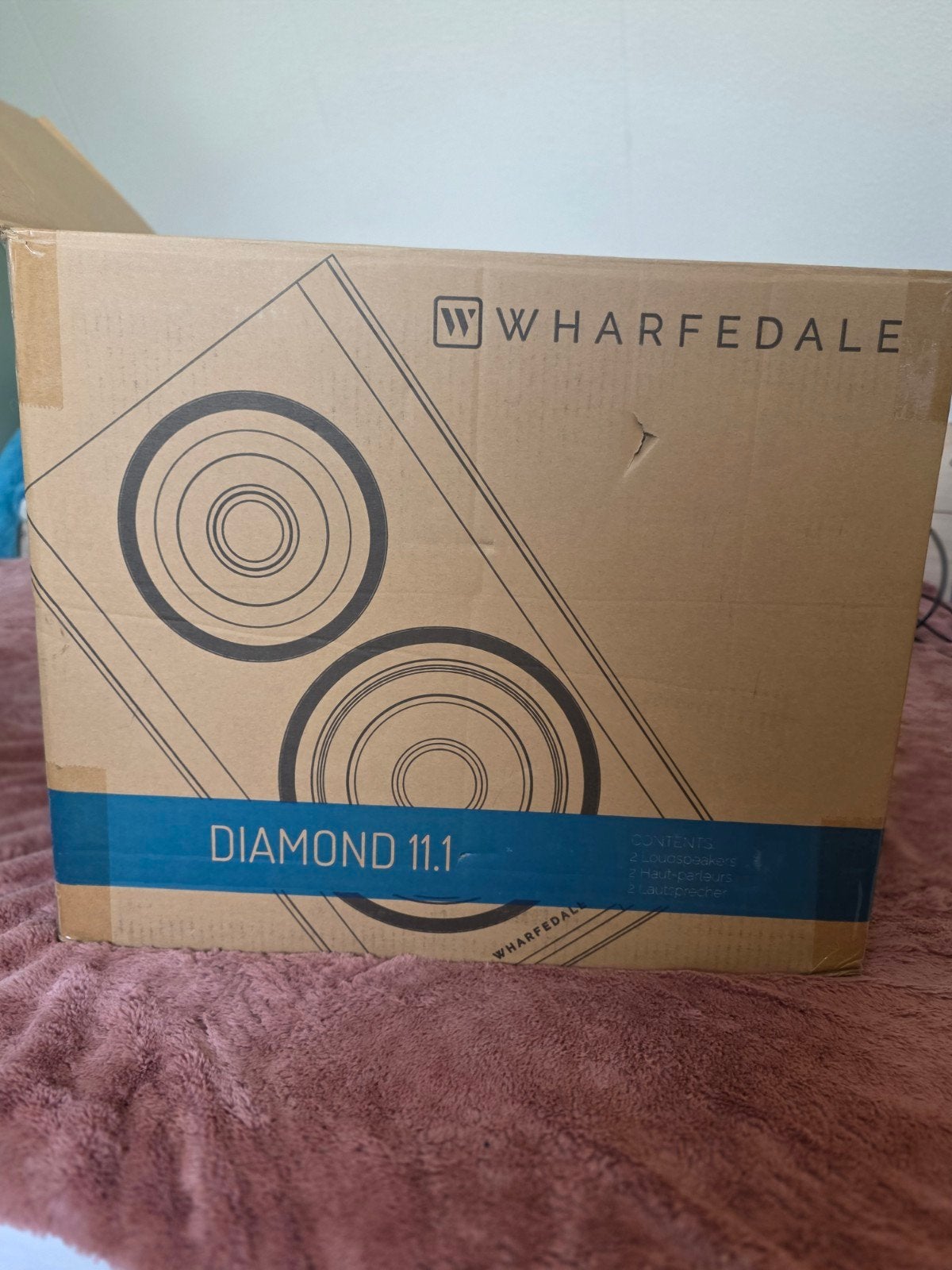 Nieuwe Wharfedale Diamond 11.1 Boekenplank Speakers (Nieuw), Overige merken, Nieuw, Ophalen of Verzenden, 60 tot 120 watt