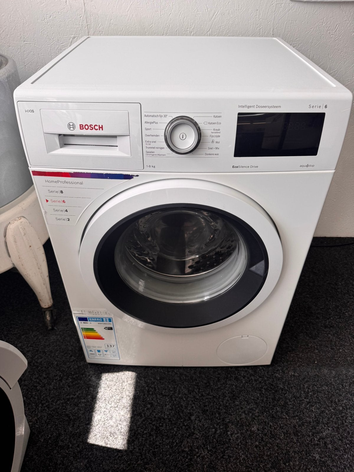 BOSCH 1400 SERIE 6 ECO I-DOS 8 KG met 2 jaar garantie