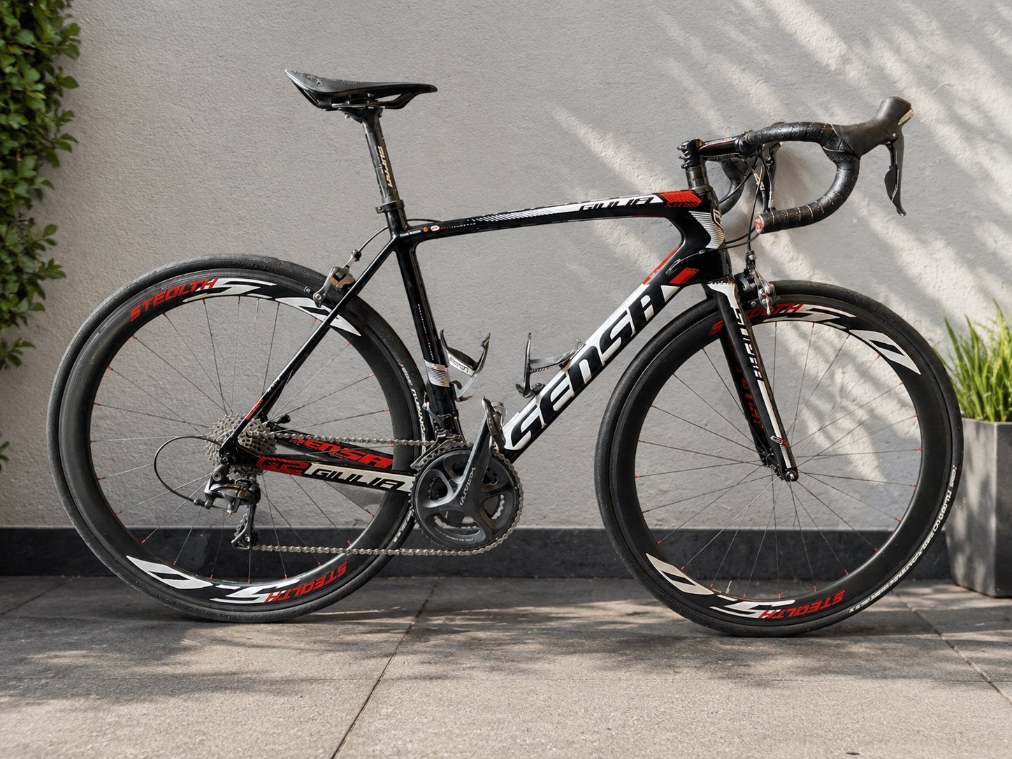 Sensa Giulia GT2, Carbon, Zo goed als nieuw, Meer dan 20 versnellingen, 53 tot 57 cm