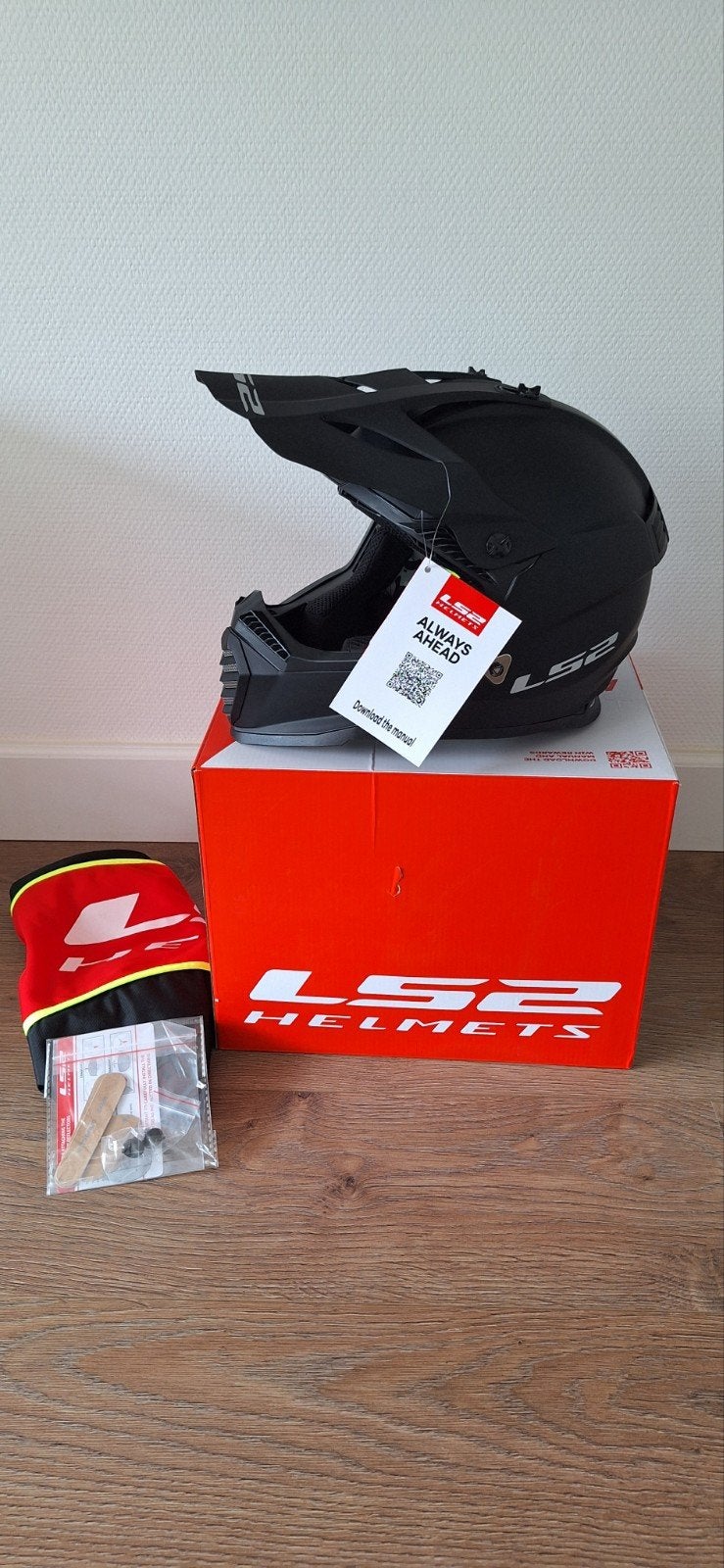Crosshelm LS2 MX437 Fast Evo, Motoren, XS, Offroadhelm, Ophalen of Verzenden, Nieuw met kaartje