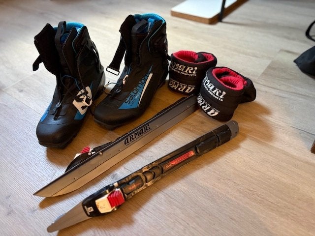salomon schaatsen, Overige merken, Klapschaats, Gebruikt, Ophalen of Verzenden