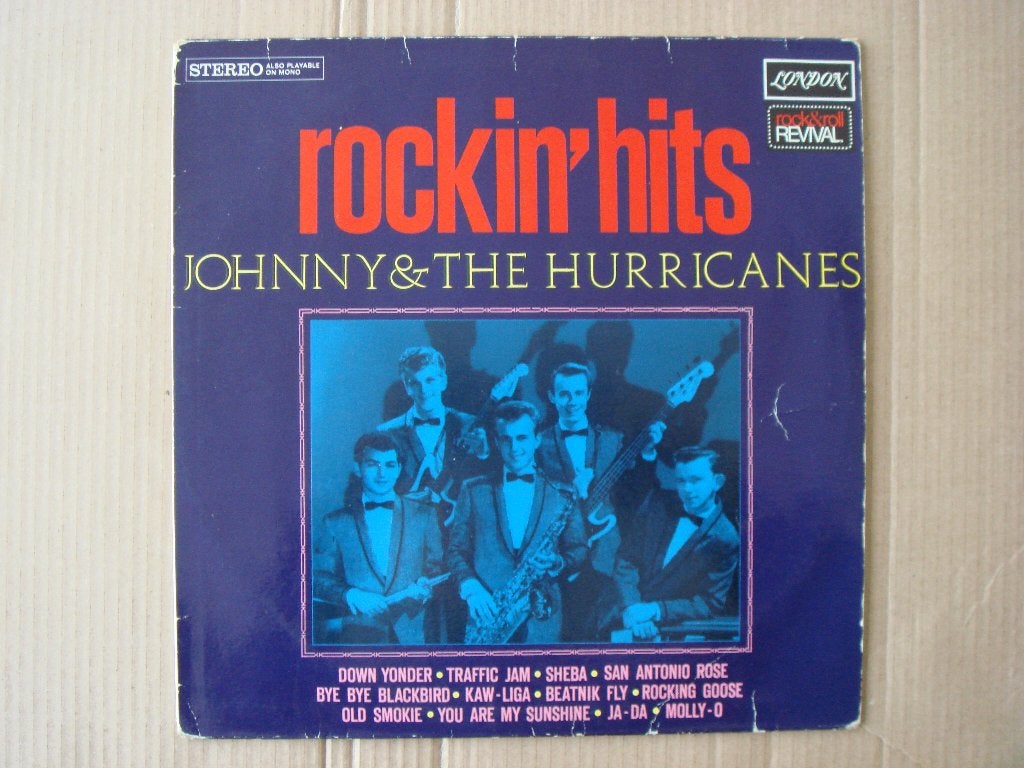 Johnny and the Hurricanes Rockin' hits Vinyl LP, LP, Gebruikt, Inclusief binnenhoes, Ophalen of Verzenden