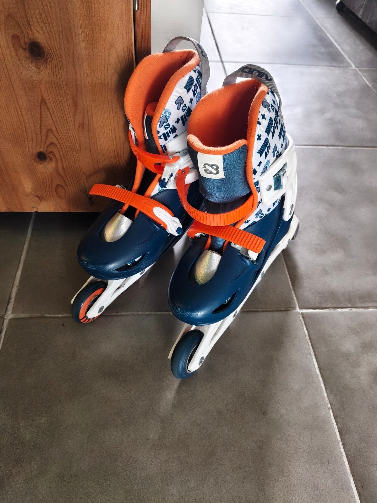 Nijdam verstelbare skeelers/inline skates maat 37-40, Ophalen, Verstelbaar, Zo goed als nieuw, Kinderen