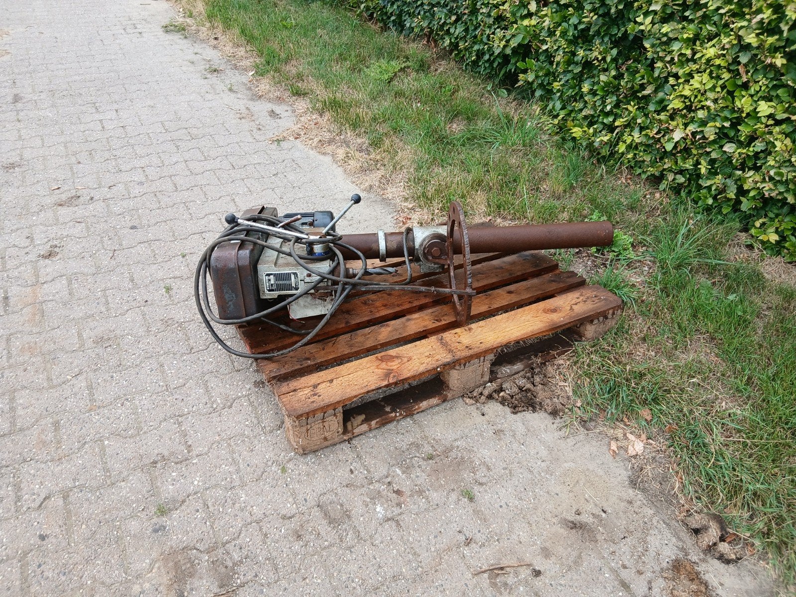 Huvema boormachine voor boren assen 10 gaat 8 of 6, Ophalen of Verzenden