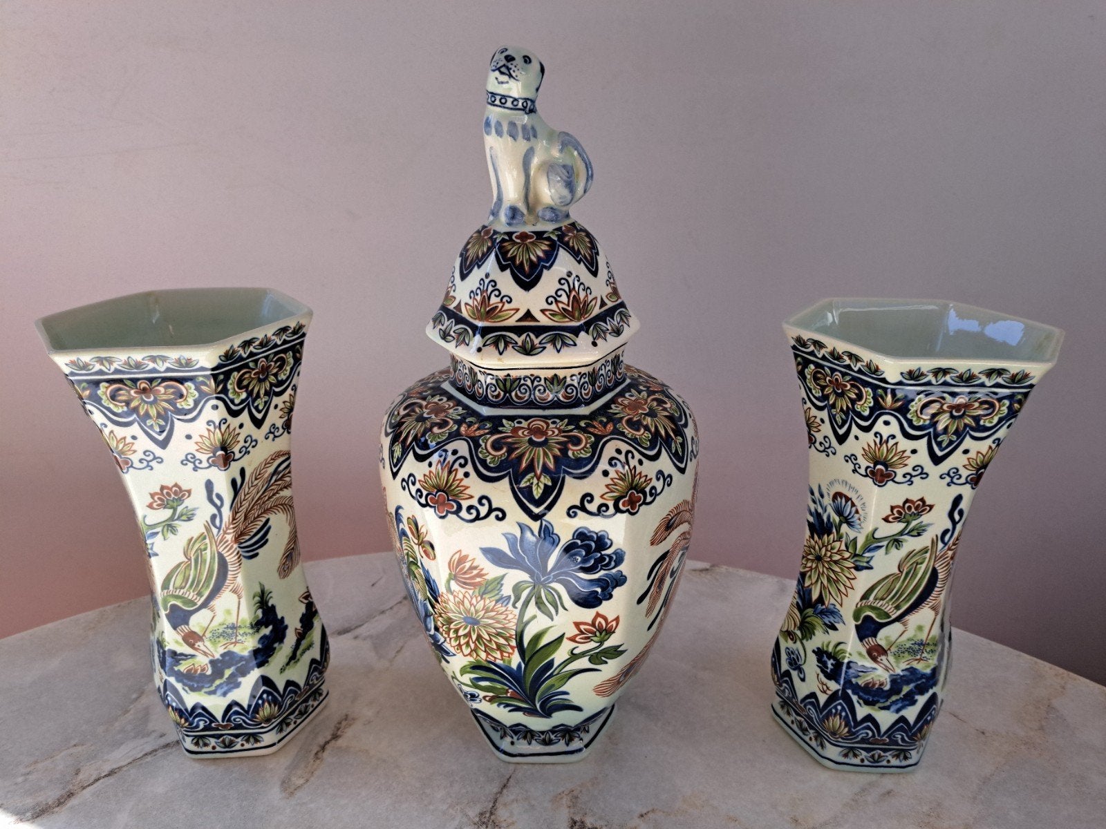 3 Kaststel vazen, Antiek en Kunst, Ophalen of Verzenden