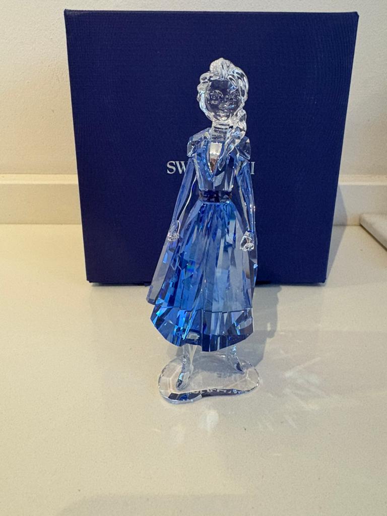 Swarovski frozen elsa prinses, Ophalen of Verzenden, Zo goed als nieuw, Figuurtje