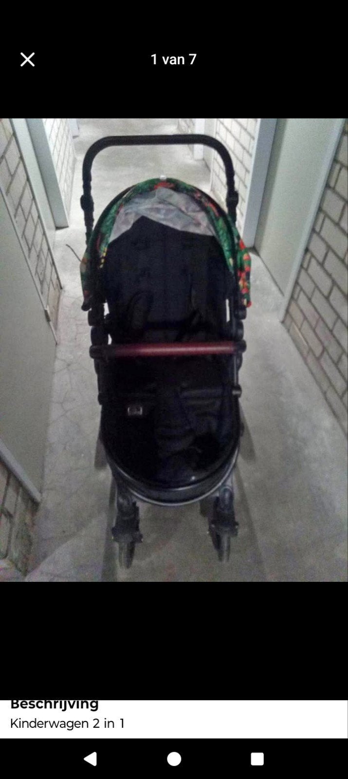 2 in 1 kinderwagen, Kinderen en Baby's, Buggy's, Ophalen, Zo goed als nieuw, Overige merken