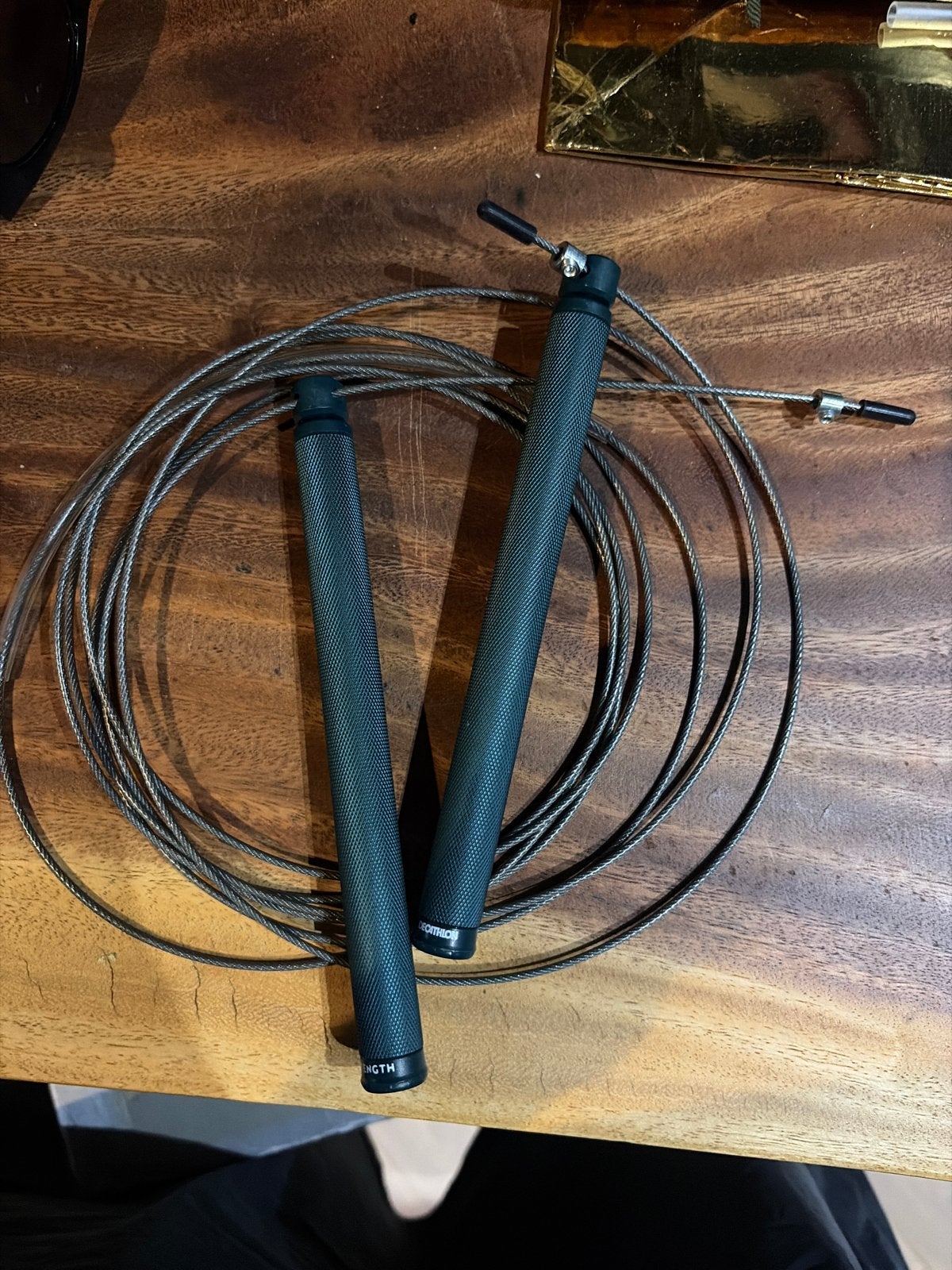CORENGTH Springtouw Cross Training Speed Rope Pro Zwart, Ophalen of Verzenden, Nieuw