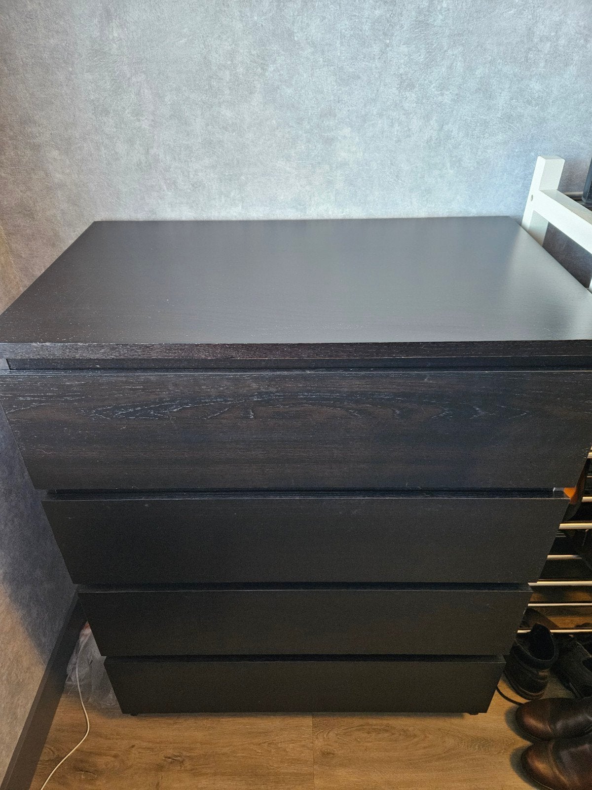 Ikea malm ladekast met 4 laden, Gebruikt, 100 tot 150 cm, 3 of 4 laden, Modern