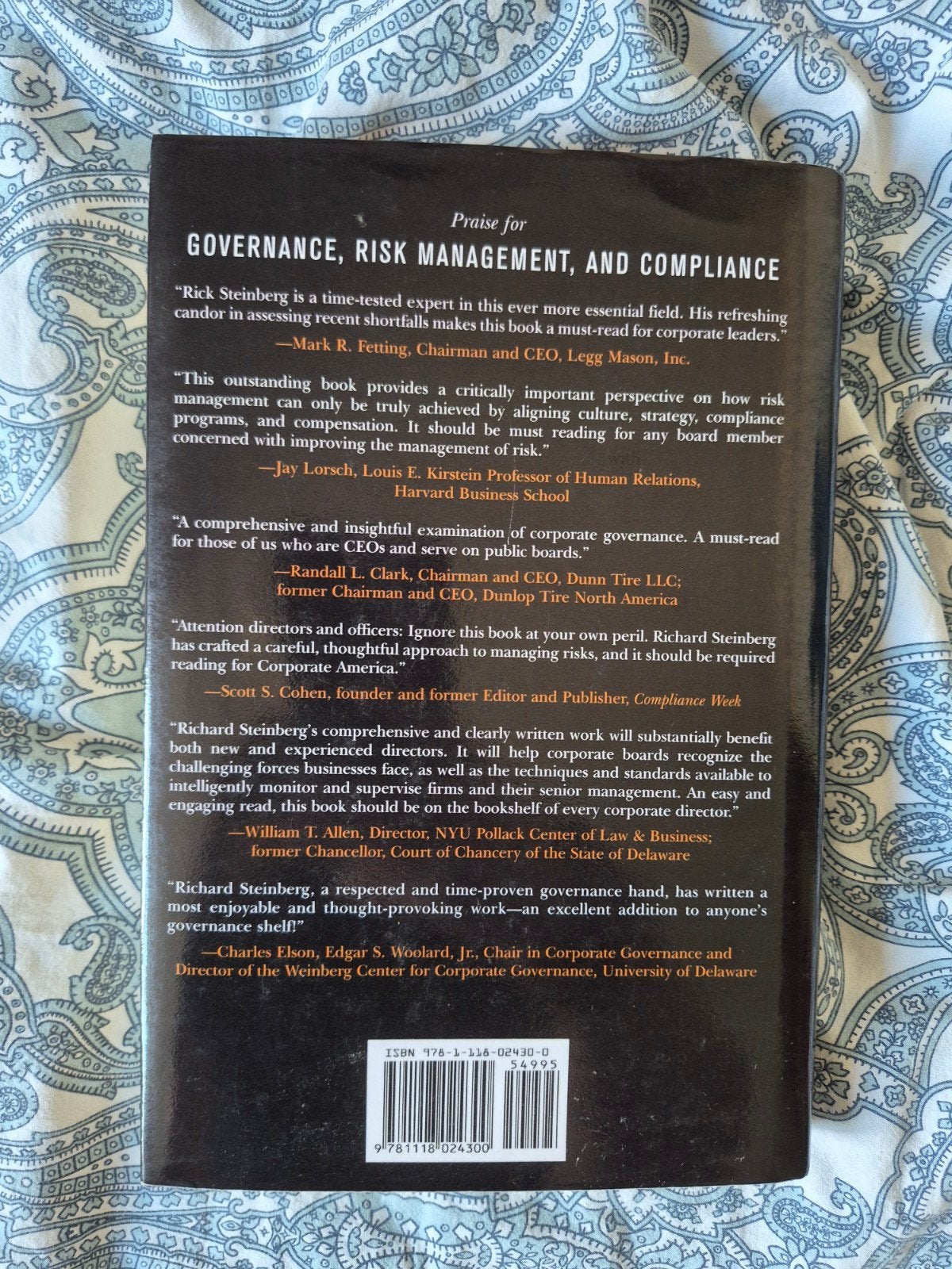 Governance, risk management en compliance, Ophalen of Verzenden
