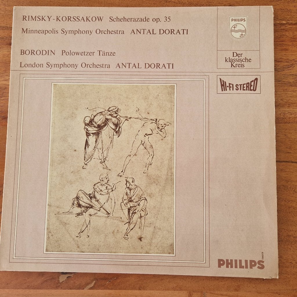 Scheherazade / Polovtsian Dances - Dorati (Philips Hi-Fi), LP, Gebruikt, Overige componisten, Reissue