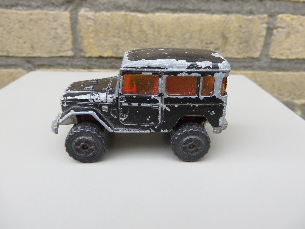 Majorette no 277 Toyota Landcruiser zwart, Ophalen of Verzenden, Gebruikt, Auto