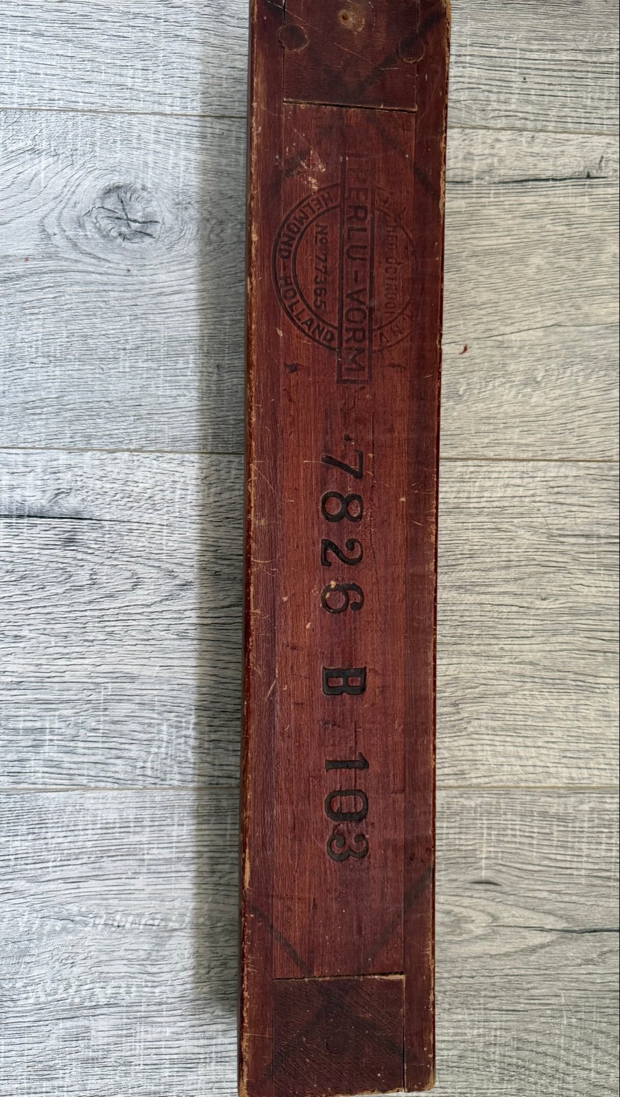 Antieke Sigarenmal uit Helmond - Hout, Ophalen of Verzenden