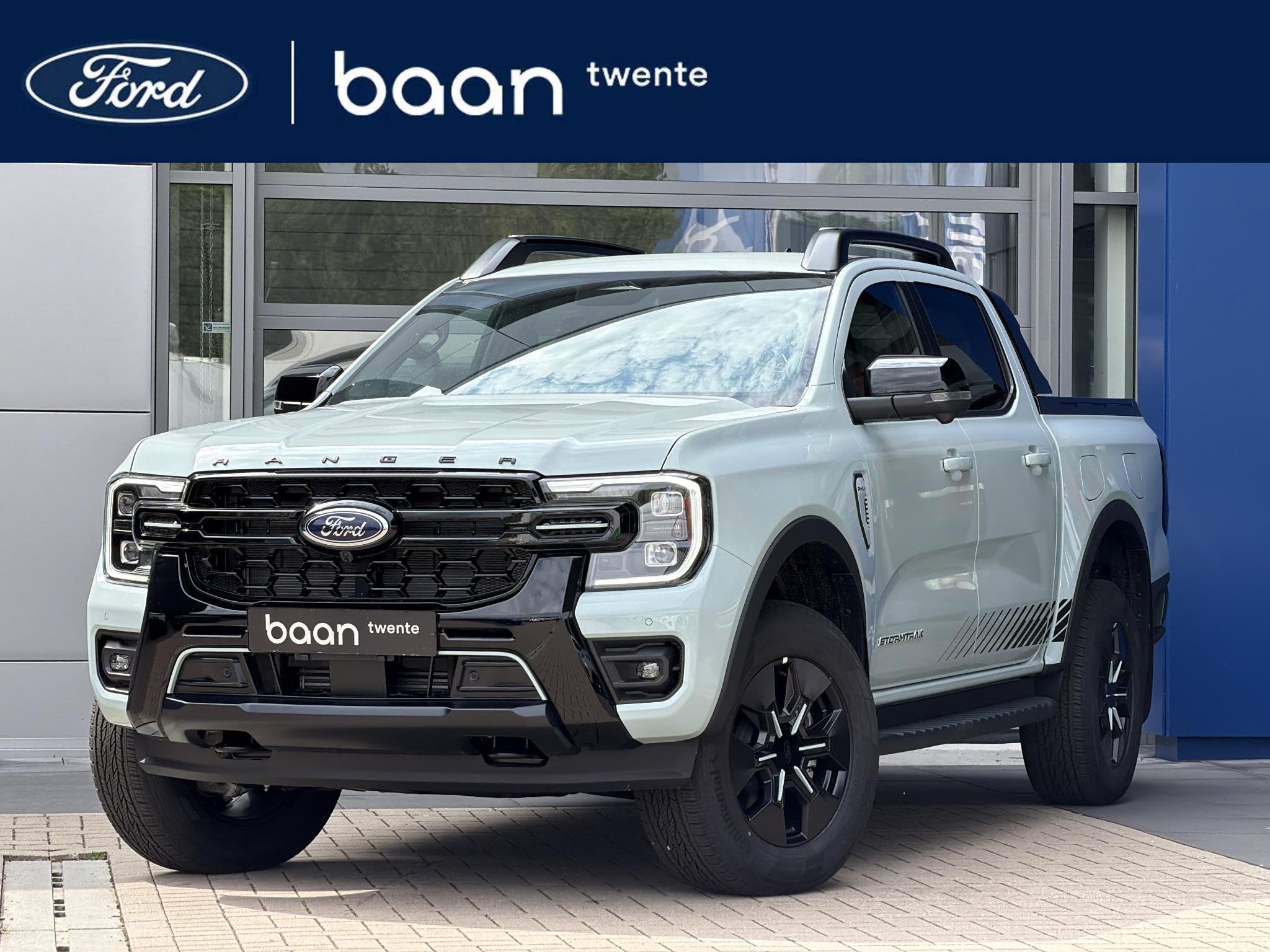 Ford Ranger Stormtrak Double Cab 2.3 PHEV 279 pk, Auto's, Ford, Automaat, 12 maanden, Zwart, 4 cilinders