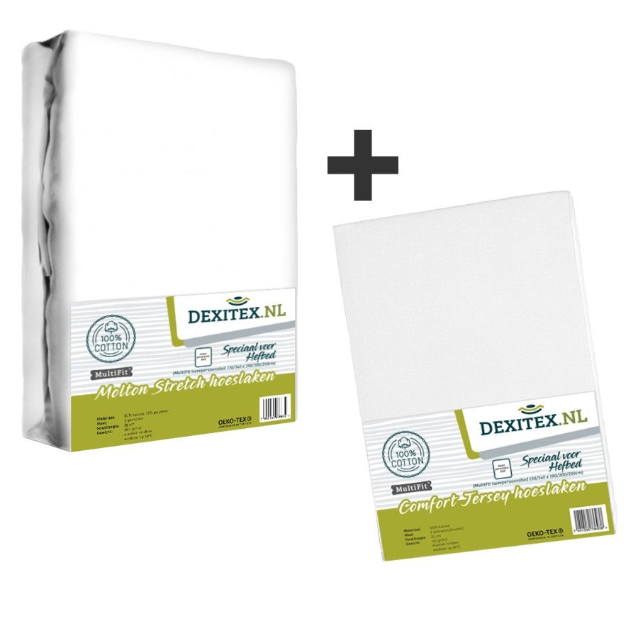 Textielpakket Hefbed 1 Molton + 1 Jersey hoeslaken, Caravans en Kamperen, Matrasbestellen.nl, Verzenden, Buurserstraat 15 A, 7481 EG,Haaksbergen