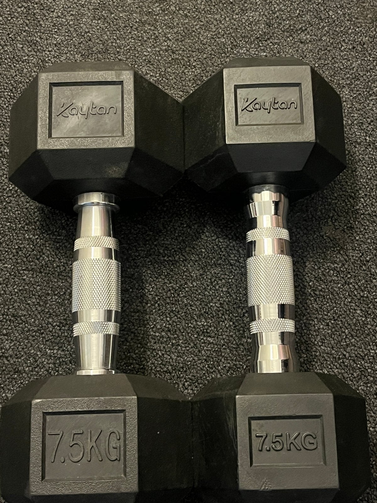 2x Kaytan 7.5KG Dumbbells - Perfect voor Thuisgym, Ophalen, Zo goed als nieuw, Armen, Dumbbell