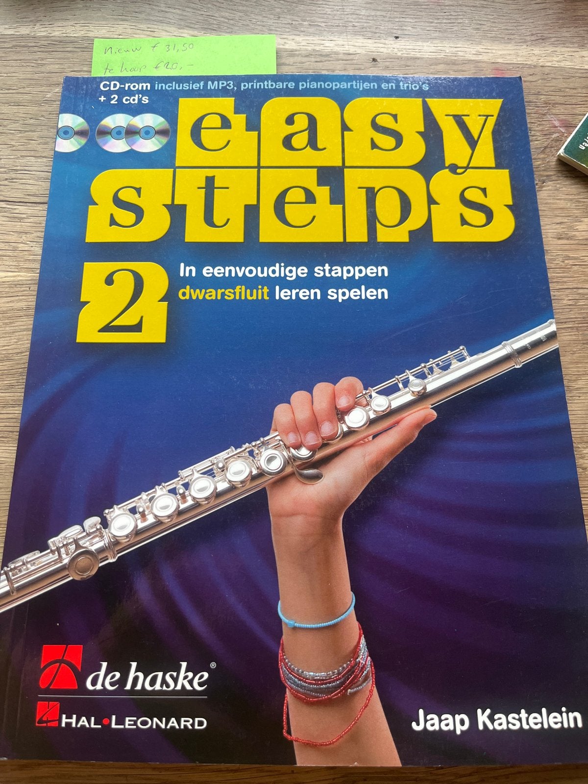 Easy Steps 2: Dwarsfluit leren spelen (incl. CD-rom & CD's), Ophalen of Verzenden, Zo goed als nieuw